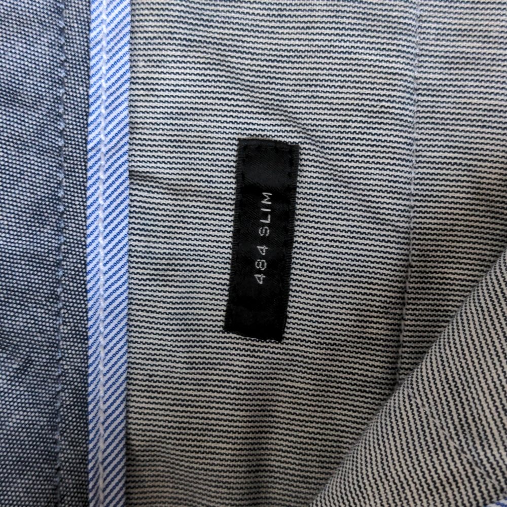 J Crew 484 Slim Fit 31 x 34 Brushed Twill Pants New Dark Green Navy Blue Chino - Picture 5 of 10